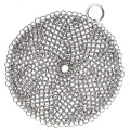 maille en mailles d&#39;acier inoxydable / nettoyeur de fonte xl 7x7 mouette en acier de cordage / épurateur en mailles d&#39;acier